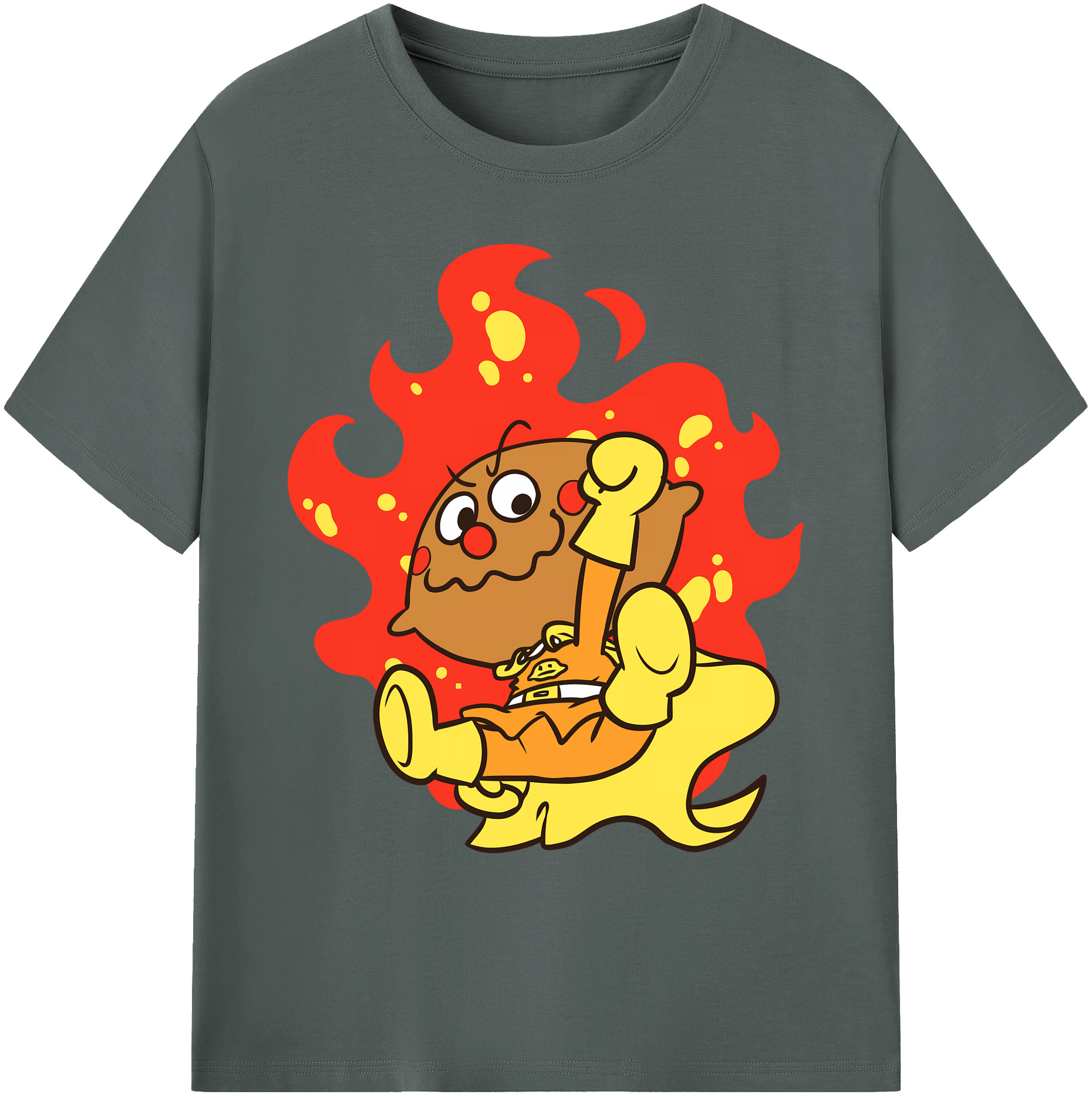 （画像用） アンパンマン Anpanman 綿100％ メンズ半袖Tシャツ｜肌触りやわらか＆通気性